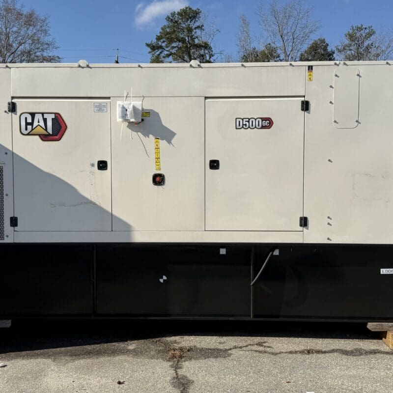 500 kW Caterpillar #C15, Diesel Generator, stationary, 3 phase, 480 Volts, 24hr fuel tank, sound attenuated - Image 1