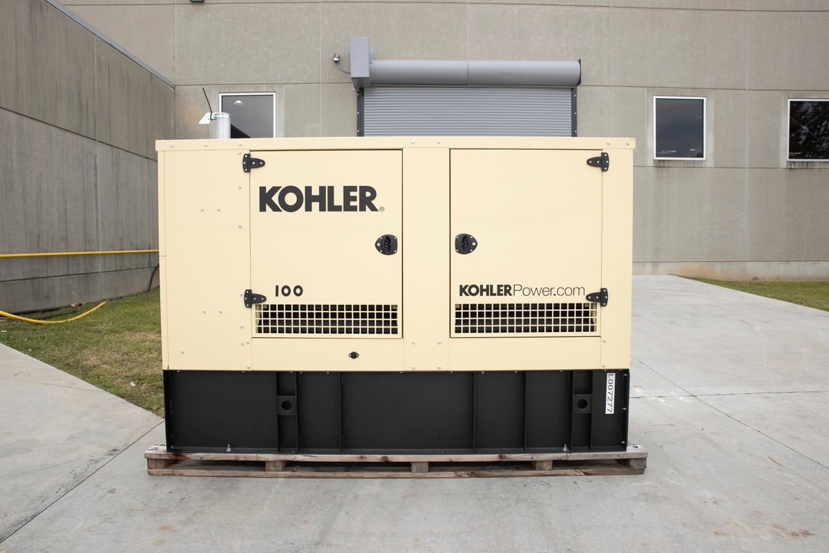 100 kW Kohler #100REOZJF, Diesel Generator, 277/480 Volts, 3 phase, 2022 - Image 1