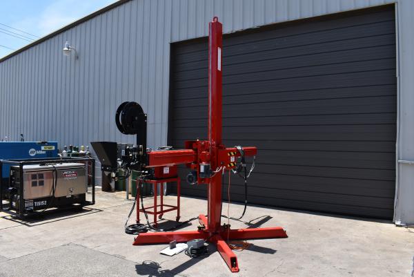 9' x 9' WeldWire Co #WWM-99LD, welding manipulator, Lincoln Electric subarc package, hand pendant controller - Image 3