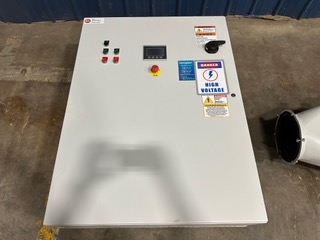 Vecoplan #VTH80-350, Wood Grinder, 40 HP, 12" x 16' vibrating conveyor, Allen Bradley controls, 3/8" screen - Image 5