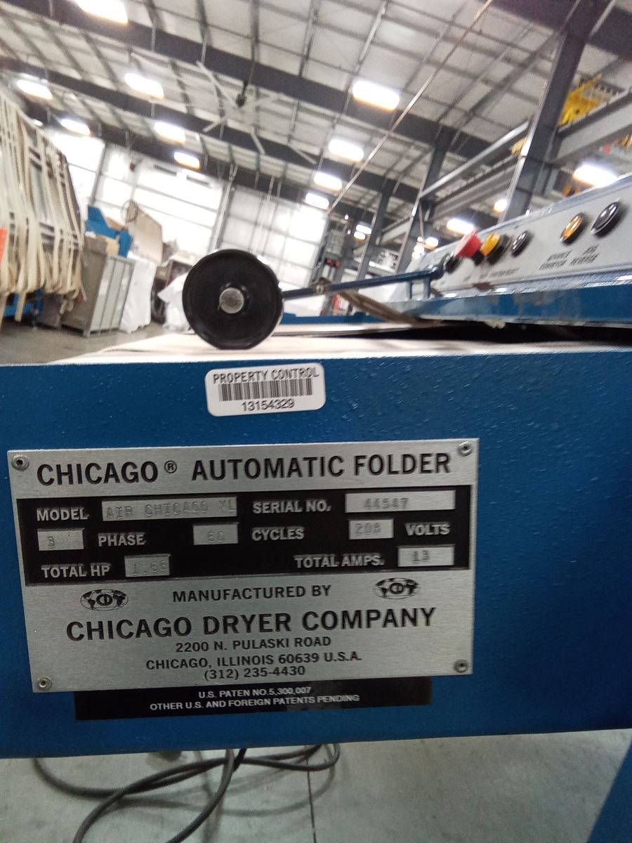 Chicago #Air-Chicago-XL, Small Piece Folder, VFD, 1996 - Image 9