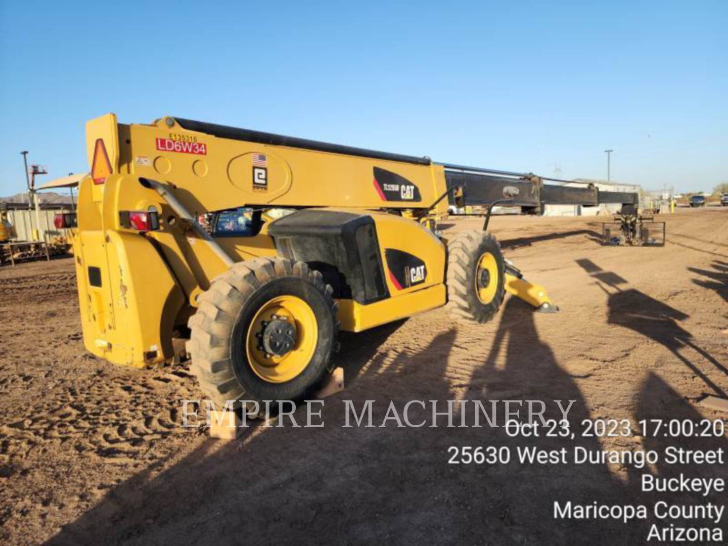 Cat TL1255D, Telehandler, 5433 hours, S/N: ML700685, 2017 - Image 3