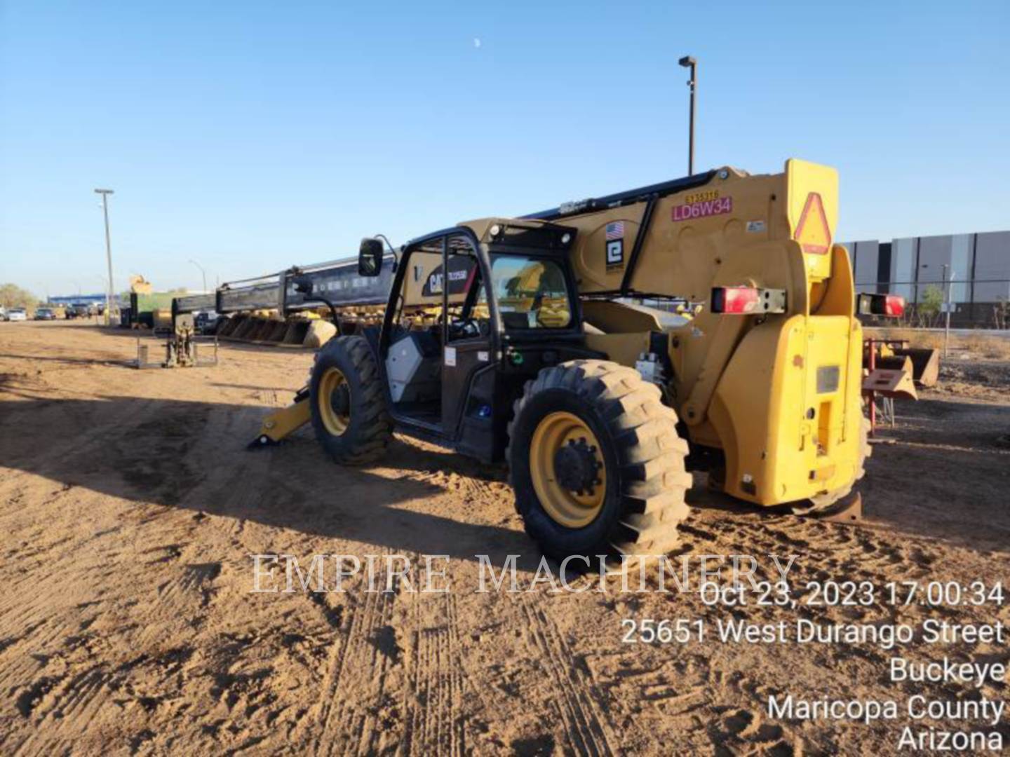 Cat TL1255D, Telehandler, 5433 hours, S/N: ML700685, 2017 - Image 4