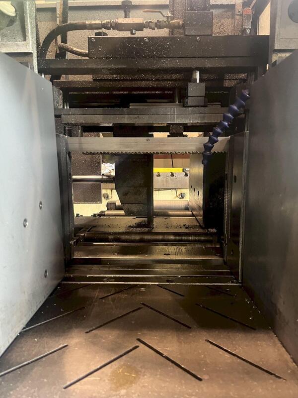 11" x 13" Hyd-Mech #H-11A, prog automatic horizontal band saw, 120" x 26" roller exit table, TS-50 - Image 3