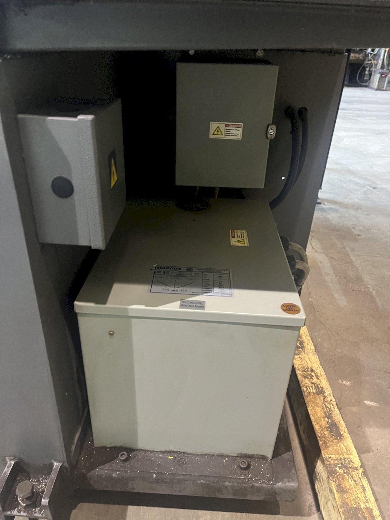 11" x 13" Hyd-Mech #H-11A, prog automatic horizontal band saw, 120" x 26" roller exit table, TS-50 - Image 7