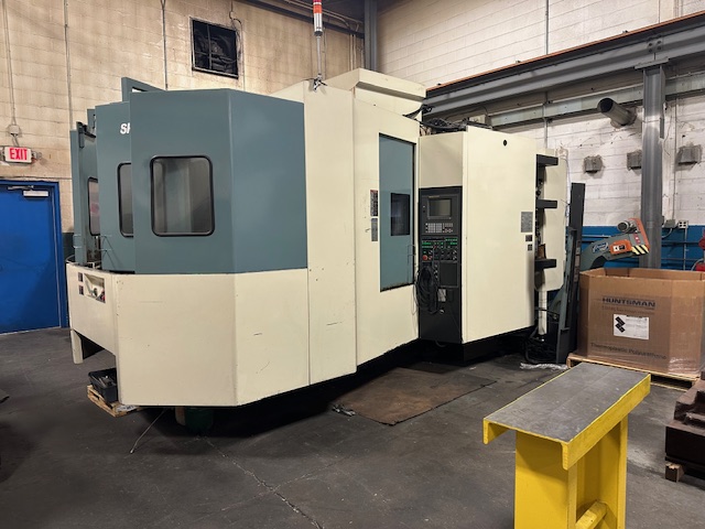 Niigata #SPN63, CNC horizontal machining center, 39.4" X, 34.5" Y, 31.5" Z, 12000 RPM, #50, 40 HP, Fanuc 16M - Image 1