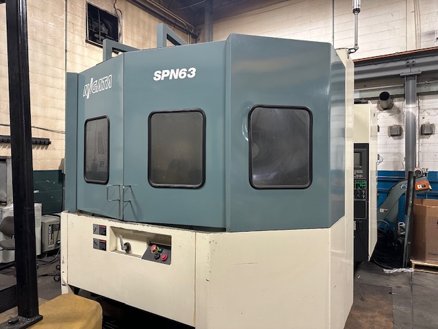 Niigata #SPN63, CNC horizontal machining center, 39.4" X, 34.5" Y, 31.5" Z, 12000 RPM, #50, 40 HP, Fanuc 16M - Image 5