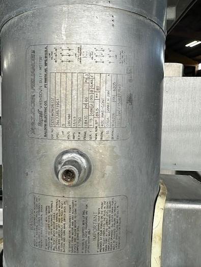 150 gallon Cleveland Range #HAMKDL-150-CC-T-S, tilting cook/chill steam kettle, horizontal agitation & scrape - Image 6