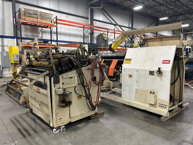 20000 lb. Rowe #20050H DSJ, coil reel uncoiler, 50" width, 60" outside dimensions, 19"-24.5" ID - Image 4