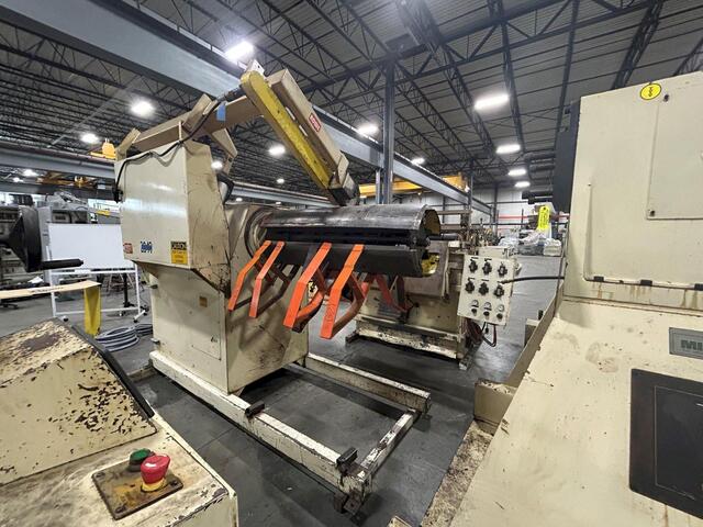 20000 lb. Rowe #20050H DSJ, coil reel uncoiler, 50" width, 60" outside dimensions, 19"-24.5" ID - Image 6
