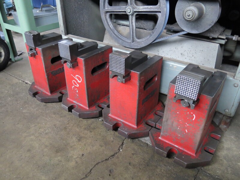 Ingersoll, LOT of 4 Boring Mill / Bridge Mill Jaws, 10-5/8" x 13" base, 14-5/8" H, AS IS - Image 1