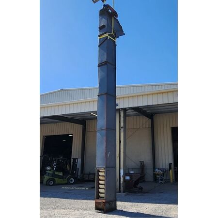 Carter, Bucket Elevator, 27' 3" Discharge Ht, 12" x 7" bucktes @ 6", side discharge, 30' 2" overall H, 2 HP - Image 3
