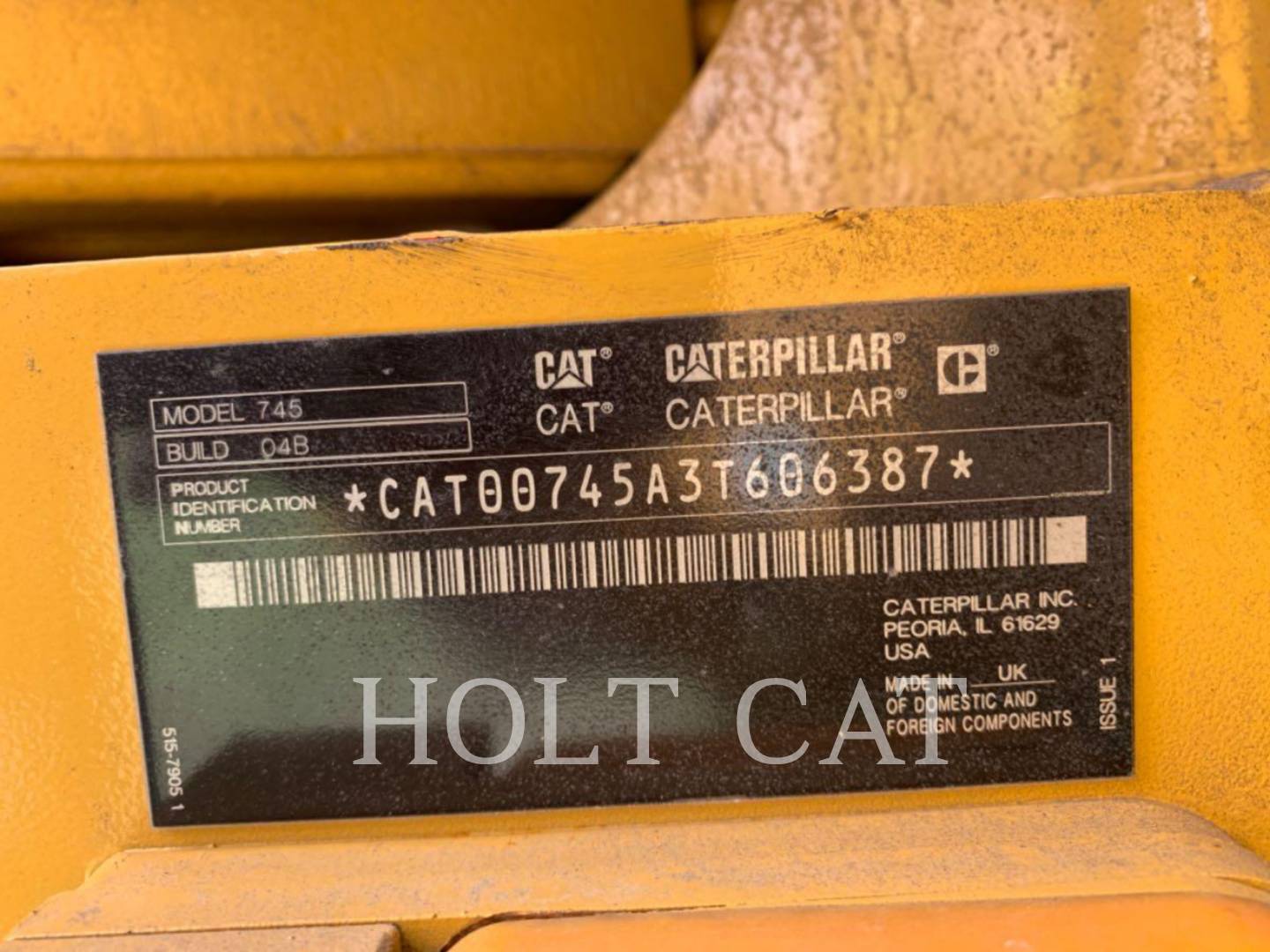 Caterpillar 745, Articulated Truck, 3986 hours, S/N: 3T606387, 2023 - Image 5
