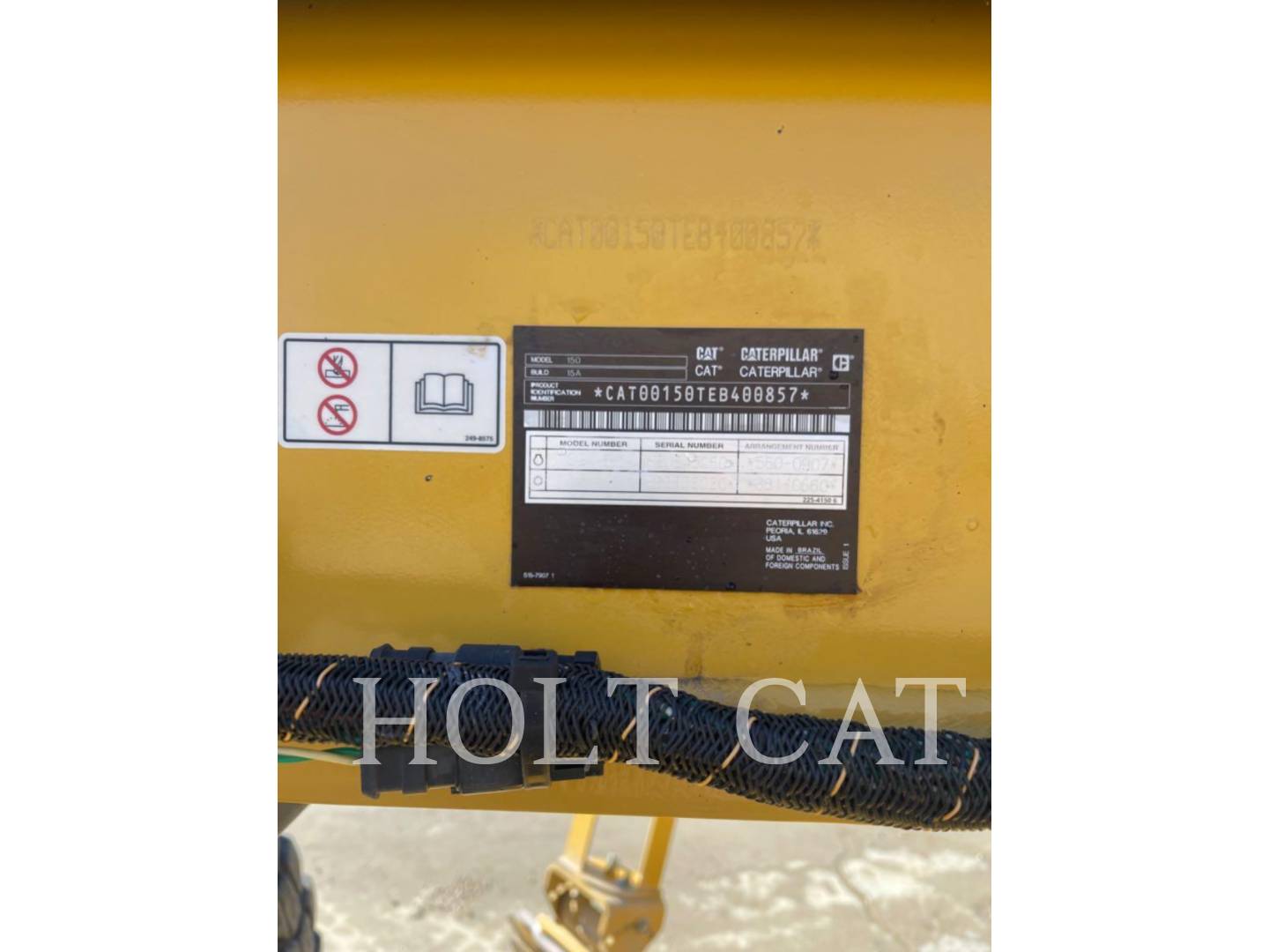 Cat 150 JOY, Motor Grader, 2949 hours, S/N: EB400857, 2023 - Image 6