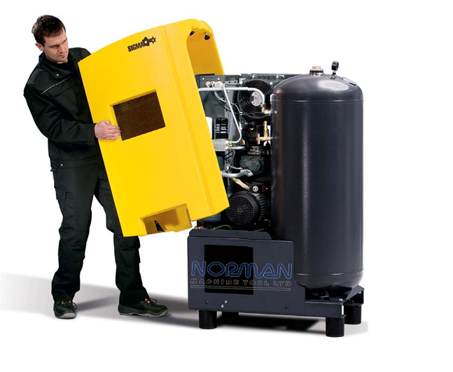 21 cfm, 125 psig, Kaeser #5C, Rotary Screw Air Compressor w/Built-in Dryer, 80-217 Pressure Range, 70 dB(A) - Image 5