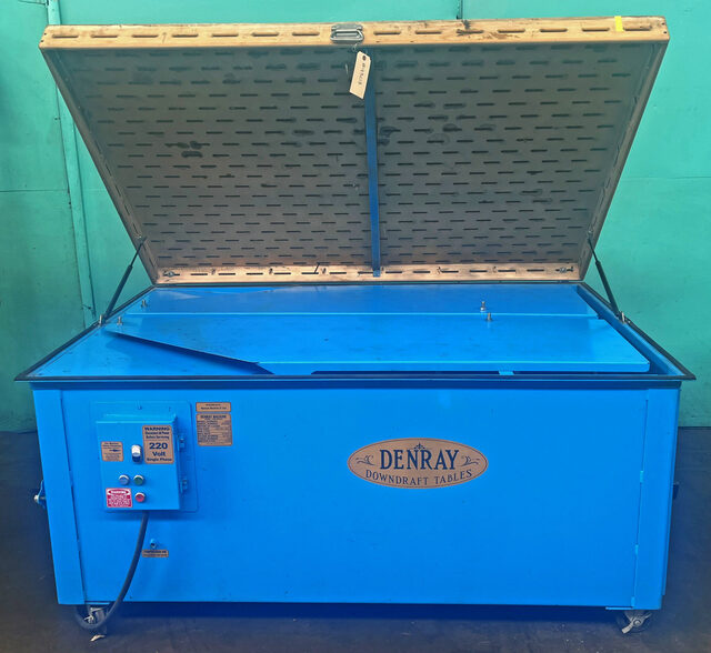 48" x 72" Denray #7200B, Wood Sanding Downdraft Table, 36" Height Table, 18" Fan, 5 HP, 220 V - Image 5