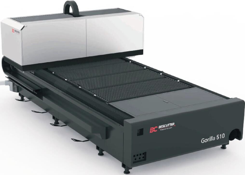 Bescutter #Gorilla-510, Fiber Laser w/Gantry Enclosure, 60" x 120" Laser Table, 3150 IPM, 3 kW, 380 V, new - Image 2