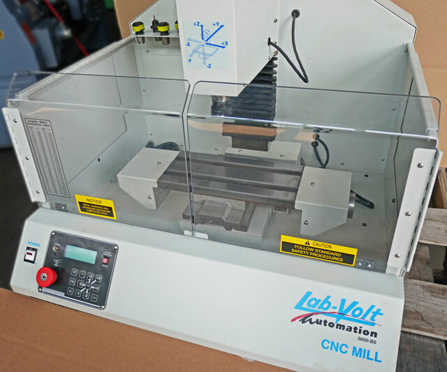 Lab-Volt Automation #5600-B0, CNC Mill, 7.5" X, 4" Y, 8" Z, 5.5" x 12" Table, 8.5" Clearance, 1 -1.5 HP, 3400 - Image 5