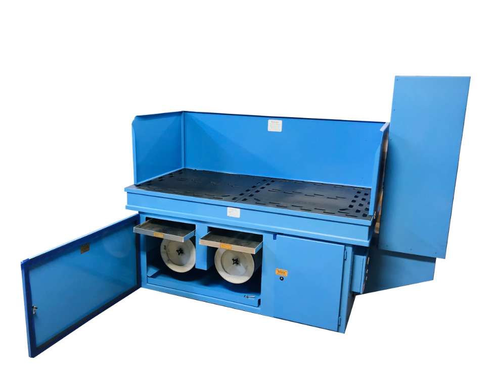 4000 cfm Denray #3672G, Down Draft Grind Table, 36" x 72" x 36" H Table, 2 HP, 220 V, new - Image 5