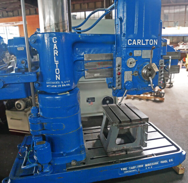 4' -13" Carlton #3A, Radial Arm Drill Press, 36" Horz. Head Travel on Arm, 31" Vert. Arm Travel on Column, 10 - Image 5