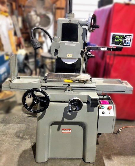 6.3" x 18.5" Sharp #SG618, Manual Surface Grinder, 7" x 18.9" Table Travel, 8" diameter x 0.63" width x 1.25" - Image 4