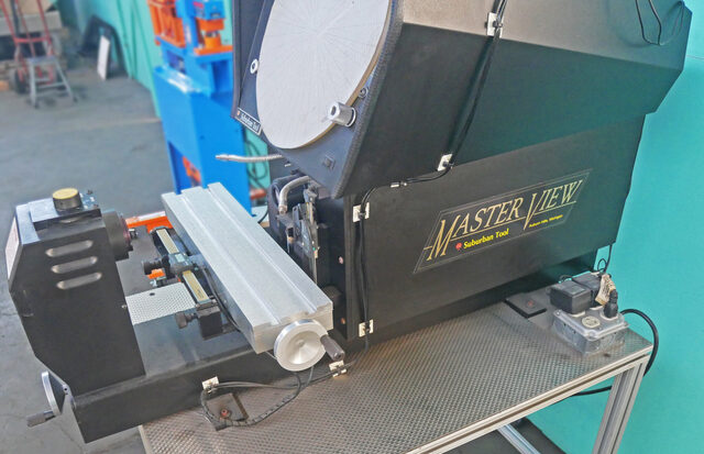 14" Suburban Tool #MV-14, Optical Comparator, 4.5" x 19" Stage w/8" Horz. & 4" Vert. Travel, 100 lbs. Ball - Image 9