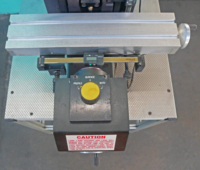14" Suburban Tool #MV-14, Optical Comparator, 4.5" x 19" Stage w/8" Horz. & 4" Vert. Travel, 100 lbs. Ball - Image 10