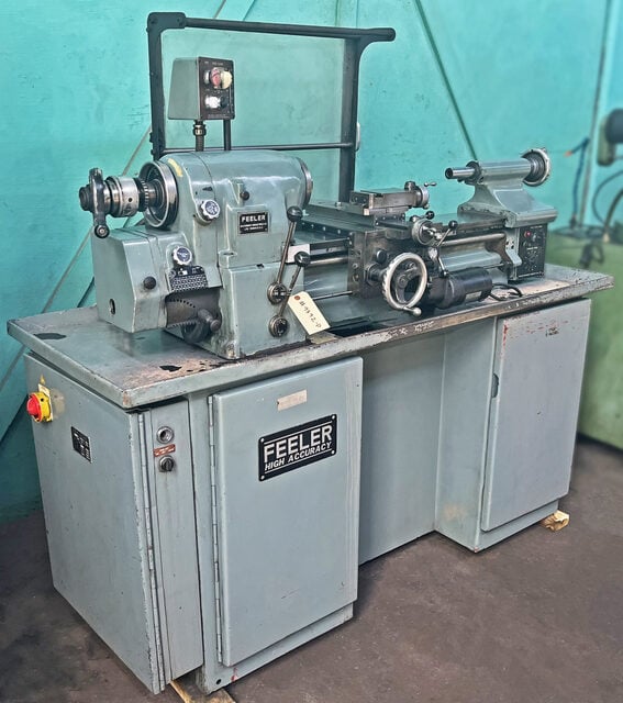 11" x 18" Feeler #TL-61, Precision Toolroom Lathe, 1.25" Hole thru Spindle, 1.5 HP, 135-2955 RPM - Image 6