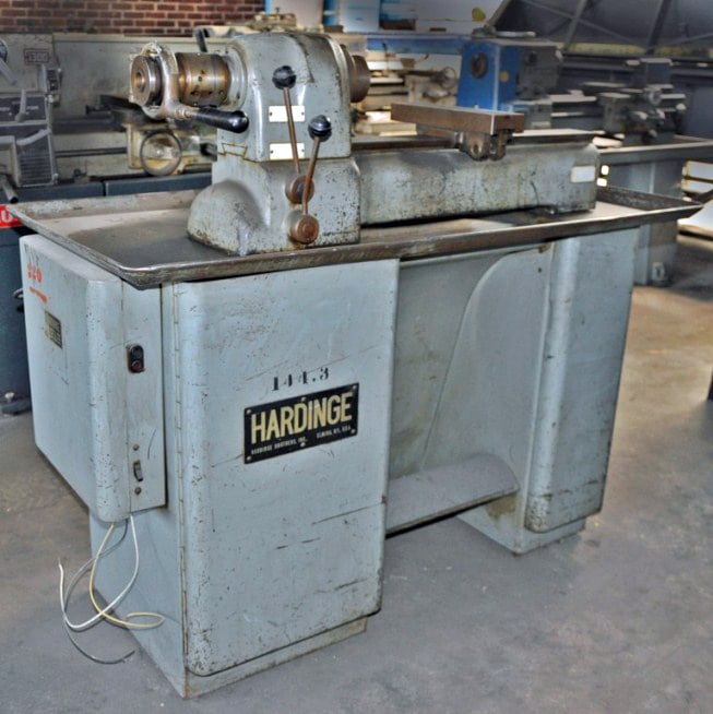 36" x 9" Hardinge #VBS, Second Operation Lathe, 5" Jaw Chucks, 3.75" Double Tool Cross Slide, 4" Turret - Image 6