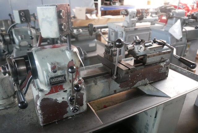 9" x 36" Hardinge #DSM-59, Second Operation Lathe, 3.75" Double Tool Cross Slide, 4" Turret Slide, 0.75 - Image 2