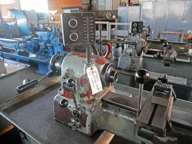 9" x 36" Hardinge #DSM-59, Second Operation Lathe, 3.75" Double Tool Cross Slide, 4" Turret Slide, 0.75 - Image 3
