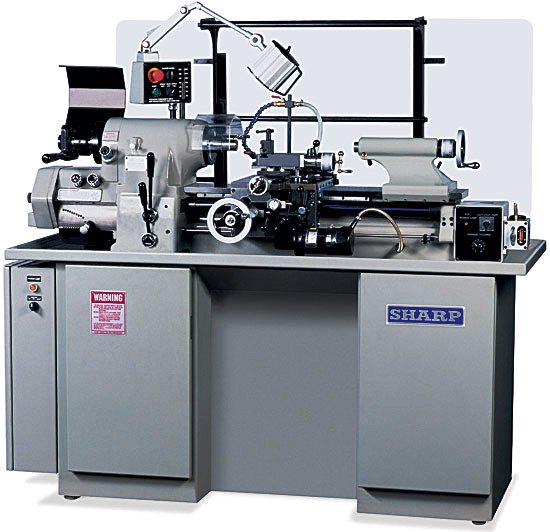 11" x 18" Sharp #1118H, High Precision Tool Room Lathe, 9" Carriage, 6" Cross Slide, 130-4000 RPM Variable, 5 - Image 3