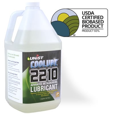 Unist #Coolube-2210, Advanced Metal Cutting Lubricant, 1 Case, 4 gallons, new - Image 1