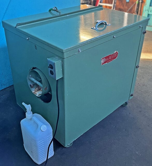 3 cu.ft. Ultra Matic #Portaburr3, Vibratory Finisher, 15" x 28.5" x 15" deep Tub, 1/2" Urethane Lining, 3/4 - Image 6