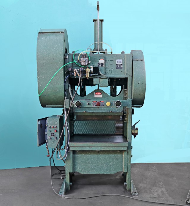 80 Ton, Rousselle #8SS40, Straight Side Punch Press, 30" D x 39.6" width Bed between post, 2" Stroke, 4" Ram - Image 2