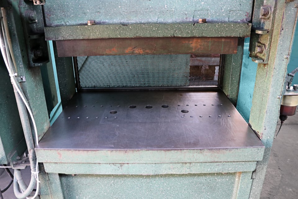 80 Ton, Rousselle #8SS40, Straight Side Punch Press, 30" D x 39.6" width Bed between post, 2" Stroke, 4" Ram - Image 7