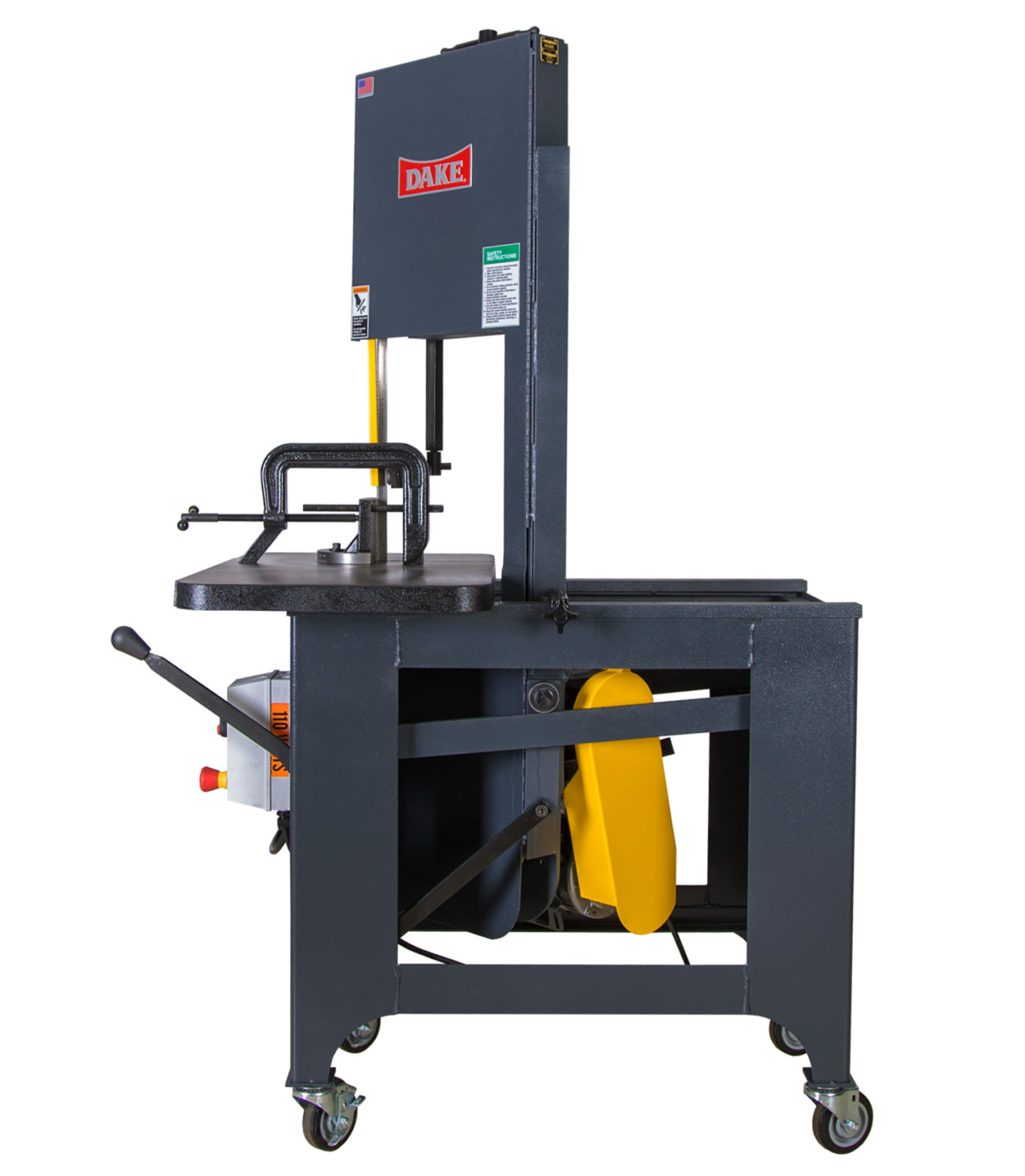 29" x 18" Dake #SXC, Work-A-Matic Vertical Band Saw, 1/4"-3/4" width x 120" L Blade, 70/140/270/540 FPM, 9" - Image 5