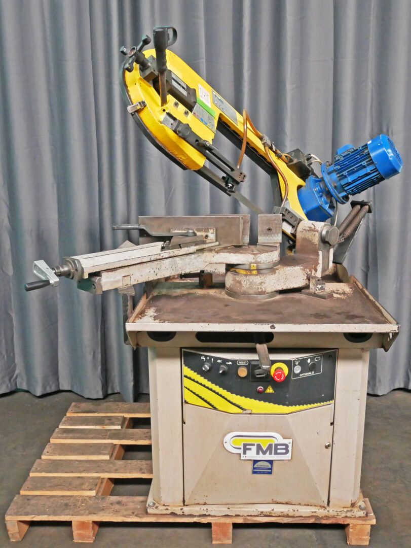 7-7/8" FMB #Antare, Manual Pull Down Double Miter Band Saw, 115/230 FPM, 8" 7.87" x 1" x .035" Blade, 1.75 HP - Image 3