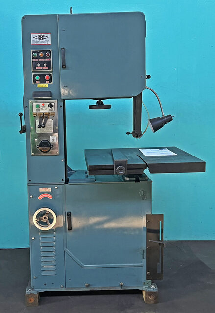 14.5" x 20" KBC #BAV-500WF, Variable Speed Vertical Band Saw, 82-1496 FPM, 159.5" x 1/8"-1" Blade, 29 -1/8" x - Image 1
