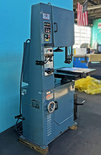14.5" x 20" KBC #BAV-500WF, Variable Speed Vertical Band Saw, 82-1496 FPM, 159.5" x 1/8"-1" Blade, 29 -1/8" x - Image 3