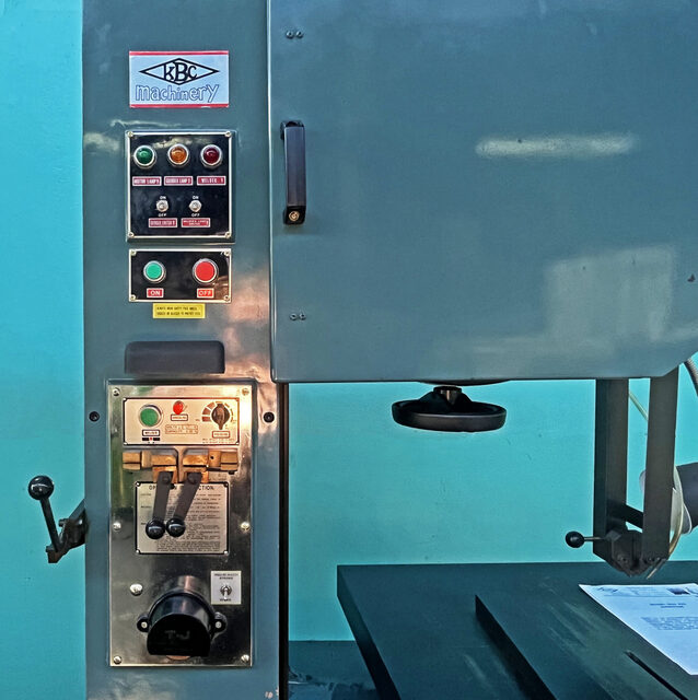 14.5" x 20" KBC #BAV-500WF, Variable Speed Vertical Band Saw, 82-1496 FPM, 159.5" x 1/8"-1" Blade, 29 -1/8" x - Image 4