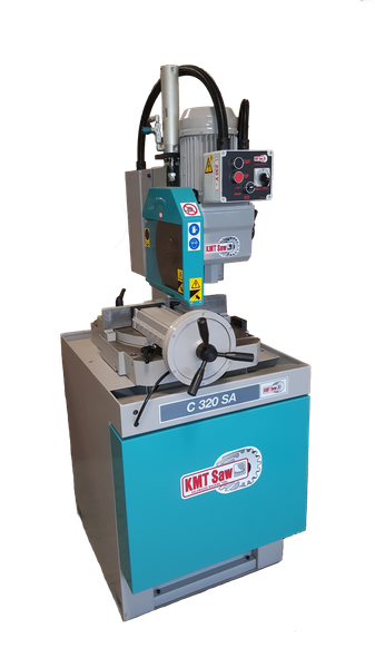 12.5" KMT #C-320-SA, Semi-Automatic Column Style Cold Saw, 7.25" Vise Opening, 17/33 RPM, 2.5 HP, 220/460 V - Image 1