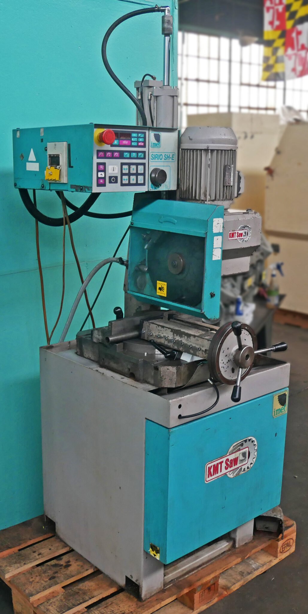 14.5" KMT #C-370-SA, Vertical Column Semi-Automatic Cold Saw, 18/36 RPM, 1.57" Spindle diameter, 36.25" Work - Image 6