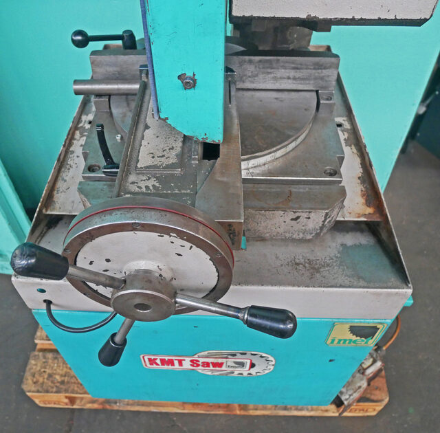 14.5" KMT #C-370-SA, Vertical Column Semi-Automatic Cold Saw, 18/36 RPM, 1.57" Spindle diameter, 36.25" Work - Image 10