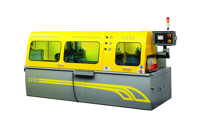 24" PMI #PMI-455-L, Automatic High Production Non-Ferrous Cut-Off Saw, 1500-3500 RPM Variable, 55" L Stroke - Image 1