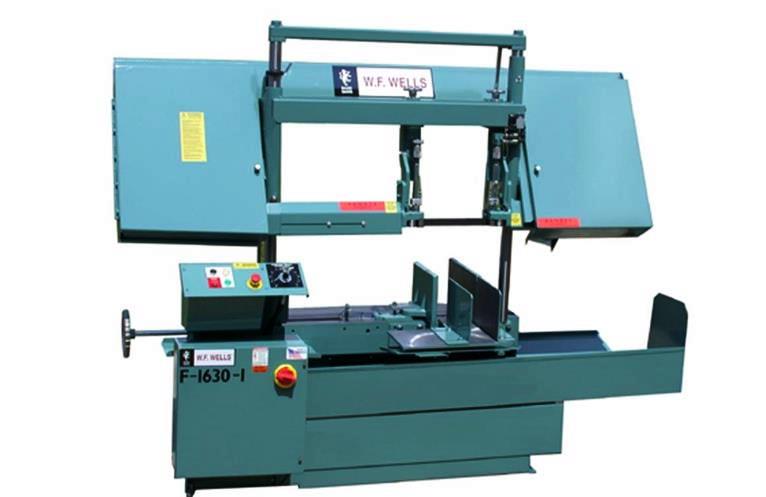 16" x 30" W.F. Wells #F-1630-1, Horizontal Twin-Post Band Saw, 5000 lbs. capacity, 200" x 1.25" Blade, 60-500 - Image 1