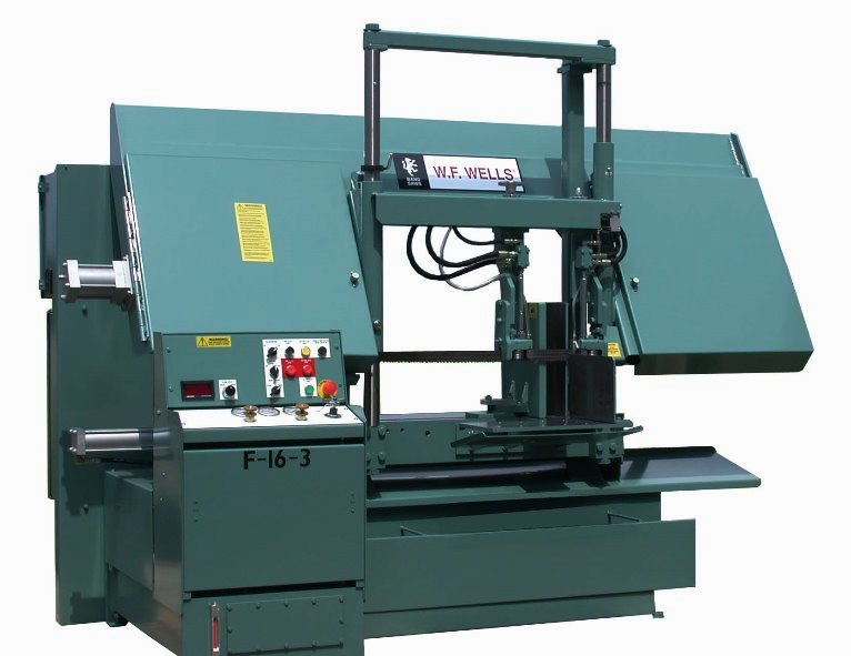 17" x 20" W.F. Wells #F-16-3, Hydraulic Twin-Post Band Saw, 5000 lbs. capacity, 200" x 1.5" Blade, 22" - Image 1