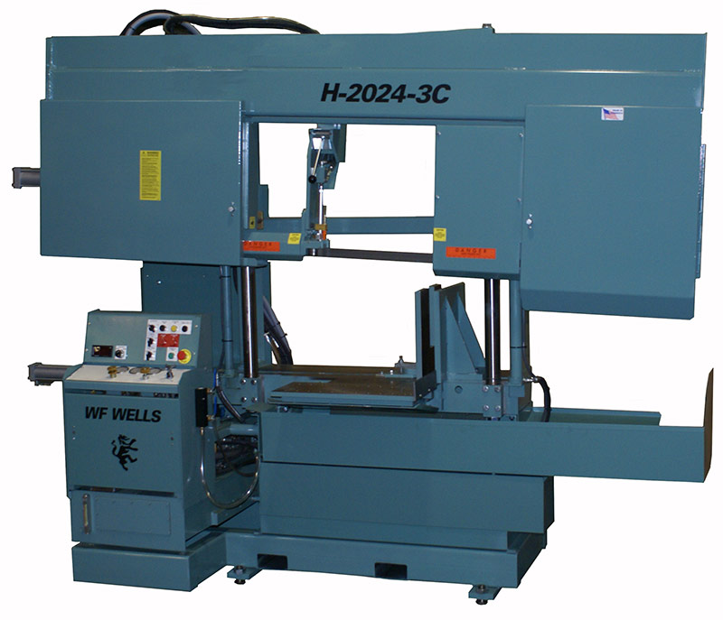 19.5" x 24" W.F. Wells #H2024-3C, Horizontal Band Saw w/3 deg. Cant, 5000 lbs. capacity, 200" x 1.5" Blade - Image 3