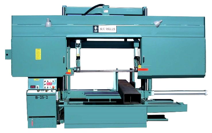 25" x 40" W.F. Wells #B-25-2, Hydraulic Twin-Post Band Saw, 15000 lbs. capacity, 318" x 1.5" Blade, 26" - Image 3