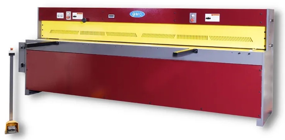 14 gauge x 10' GMC #EPS-1014E, Mechanical Shear, 26 SPM, 30.5" H Worktable, 24" Support Arm, 36" Electric - Image 1
